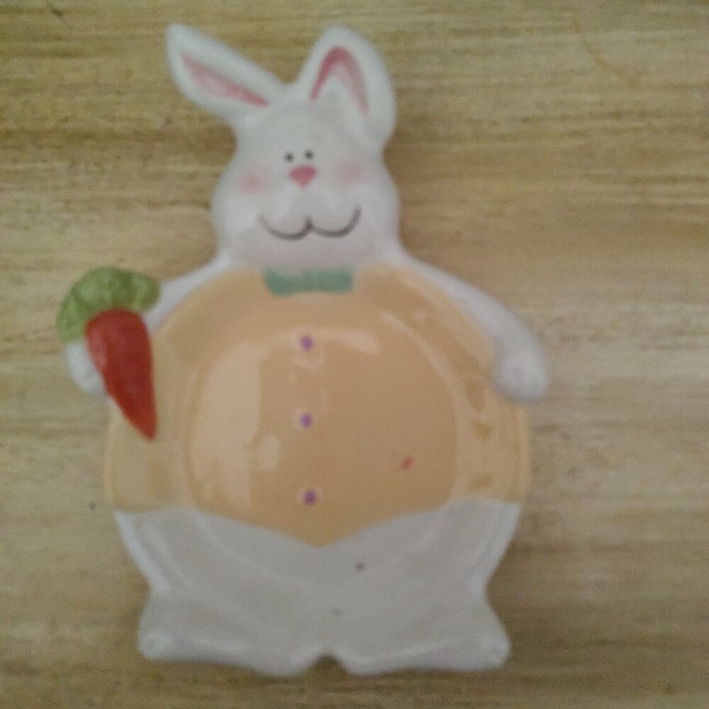 Vintage Easter candy dish or candle holder